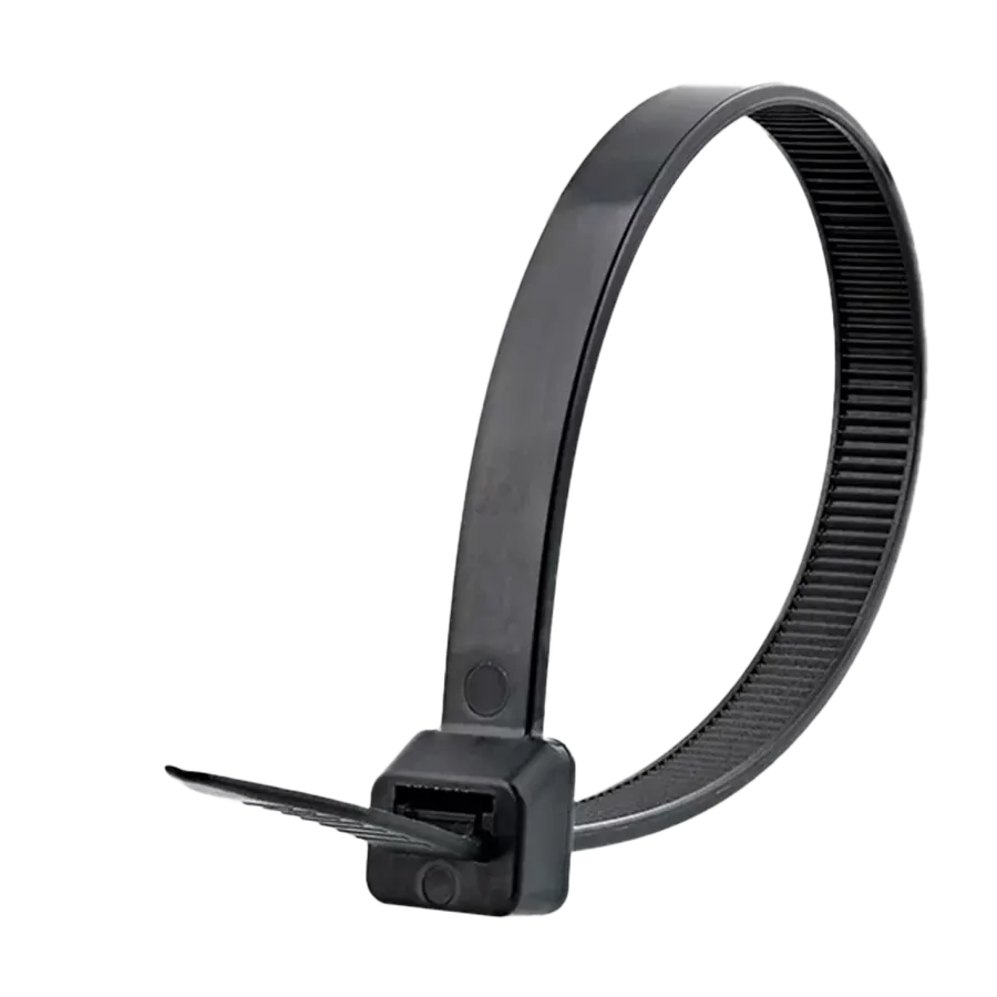 ABRAÇADEIRA DE NYLON REFORÇADA 4,8 X 500 (PRETA) – ANP48500