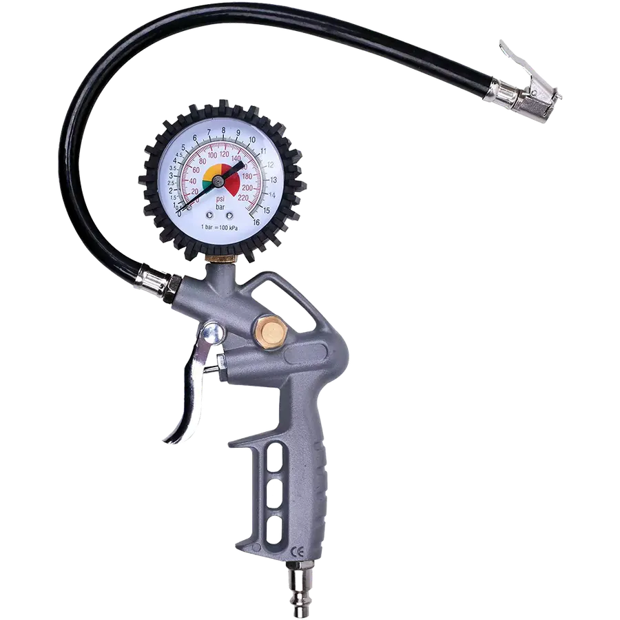 CALIBRADOR PNEUMATICO C/ MANOMETRO (GATILHO) – CB1097B