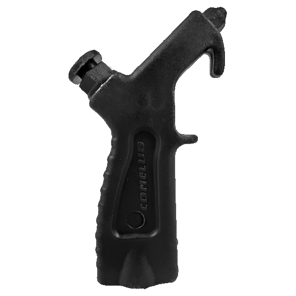 BICO DE AR ROSCA DE 1/4  PRETO - INSERTO NYLON CB764
