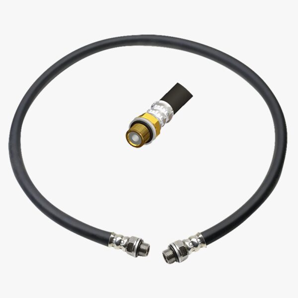 FLEXÍVEL 700MM TUBO 3/8 - MACHO X FÊMEA M-16 X M-18 GIRATÓRIO - CB2021