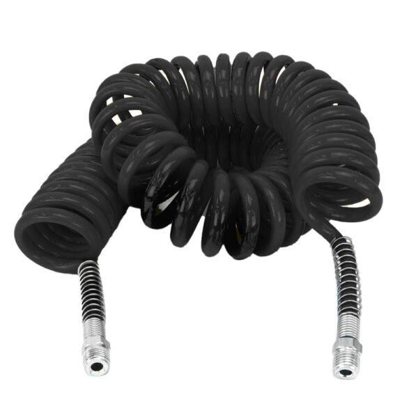 MANG. ESPIRAL C/ TRAMA DE NYLON 12MM CAVALO/CARRETA COMPLETO (Preta) - 11/16" FÊMEA x 4,5MT - CB045P